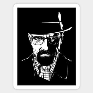 Heisenberg Scarred Kingpin's Portrait Sticker